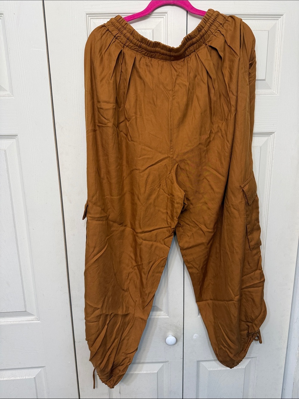 Free People Cargo Joggers - Rust Brown - Picture 5 of 5